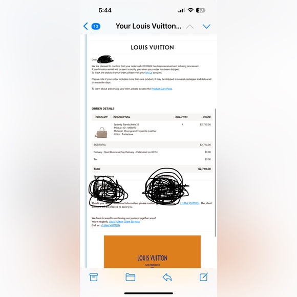 Louis Vuitton Speedy Bandoulière 25 - Picture 7 of 7